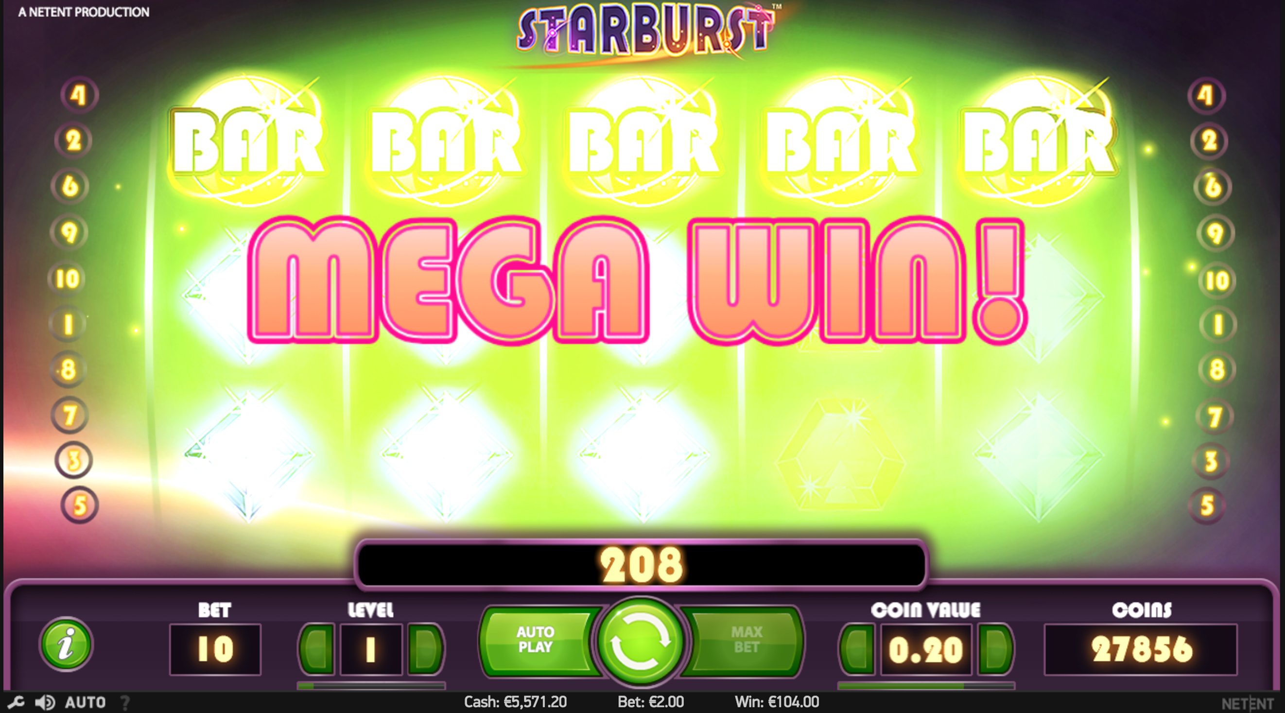 starburst slot big win
