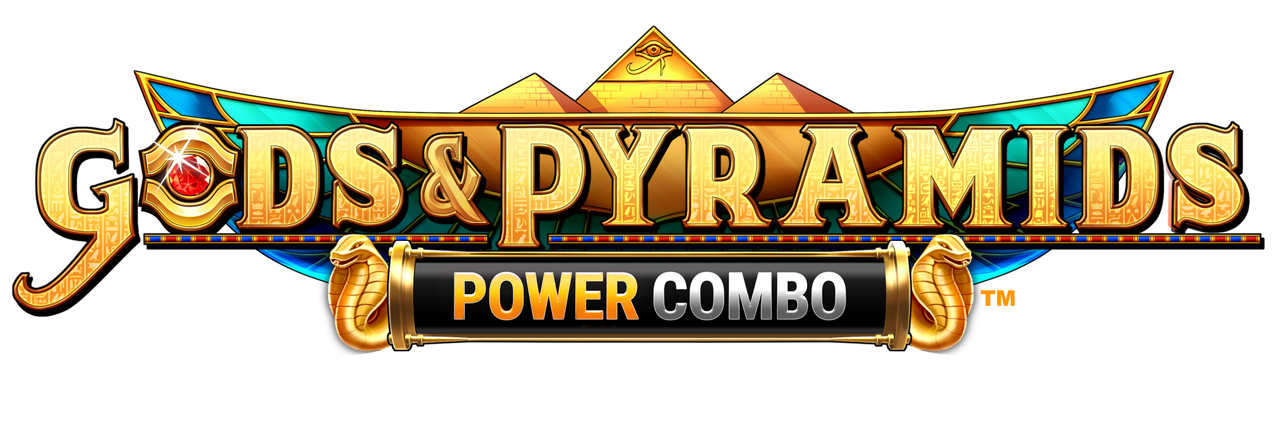 Gods & Pyramids Power Combo slot logo