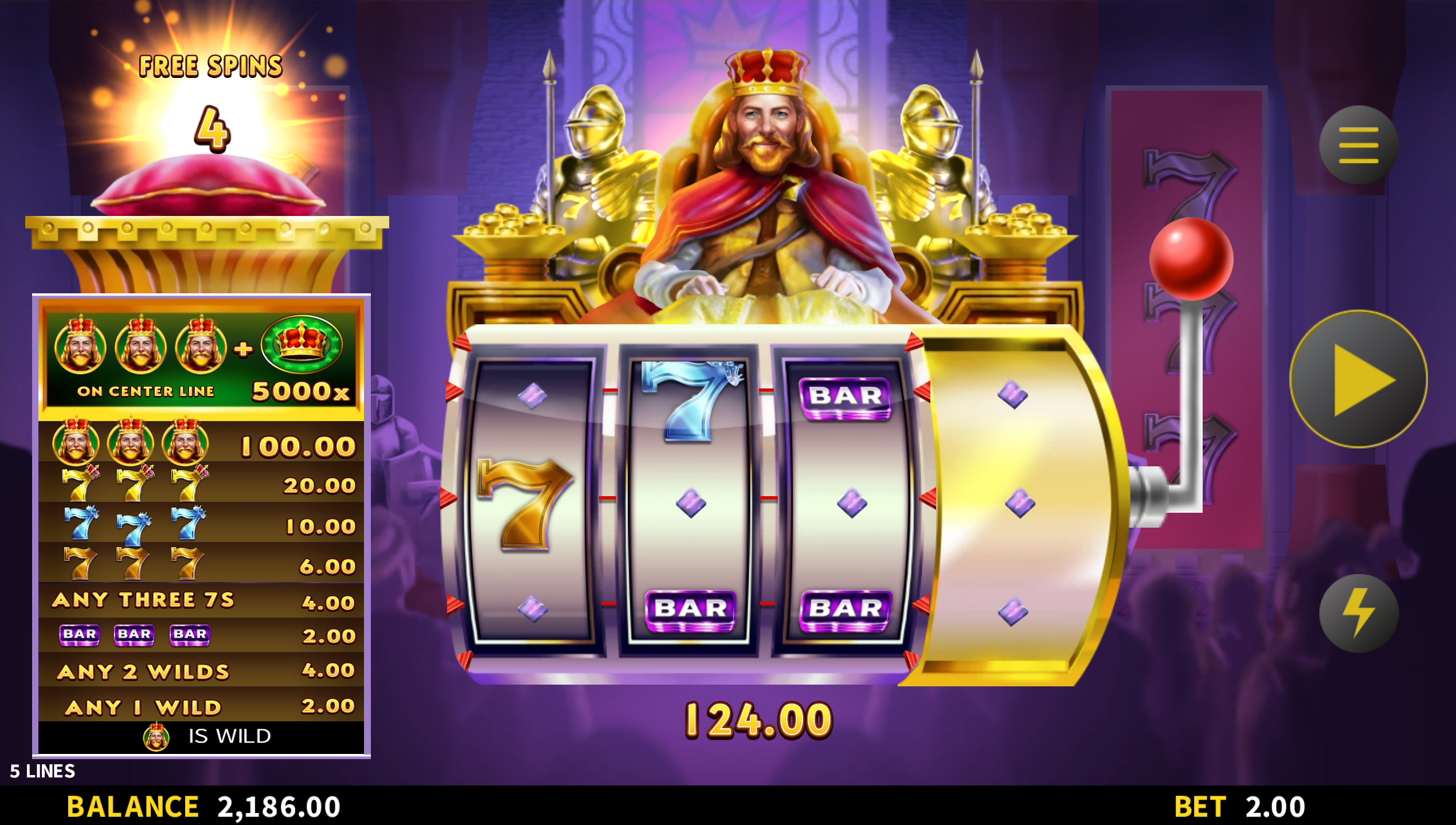 Noble 7's Free Spins Multiplier